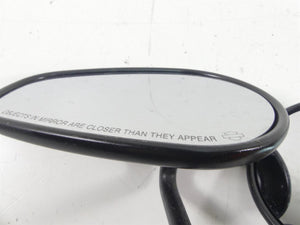 2010 Harley FXDWG Dyna Wide Glide Black Rear View Mirror Set 91909-03B 91910-03B