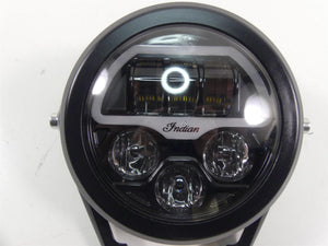 2022 Indian FTR1200 S Led Headlight Head Lamp Lens & Mounts 2415792 2416255 | Mototech271