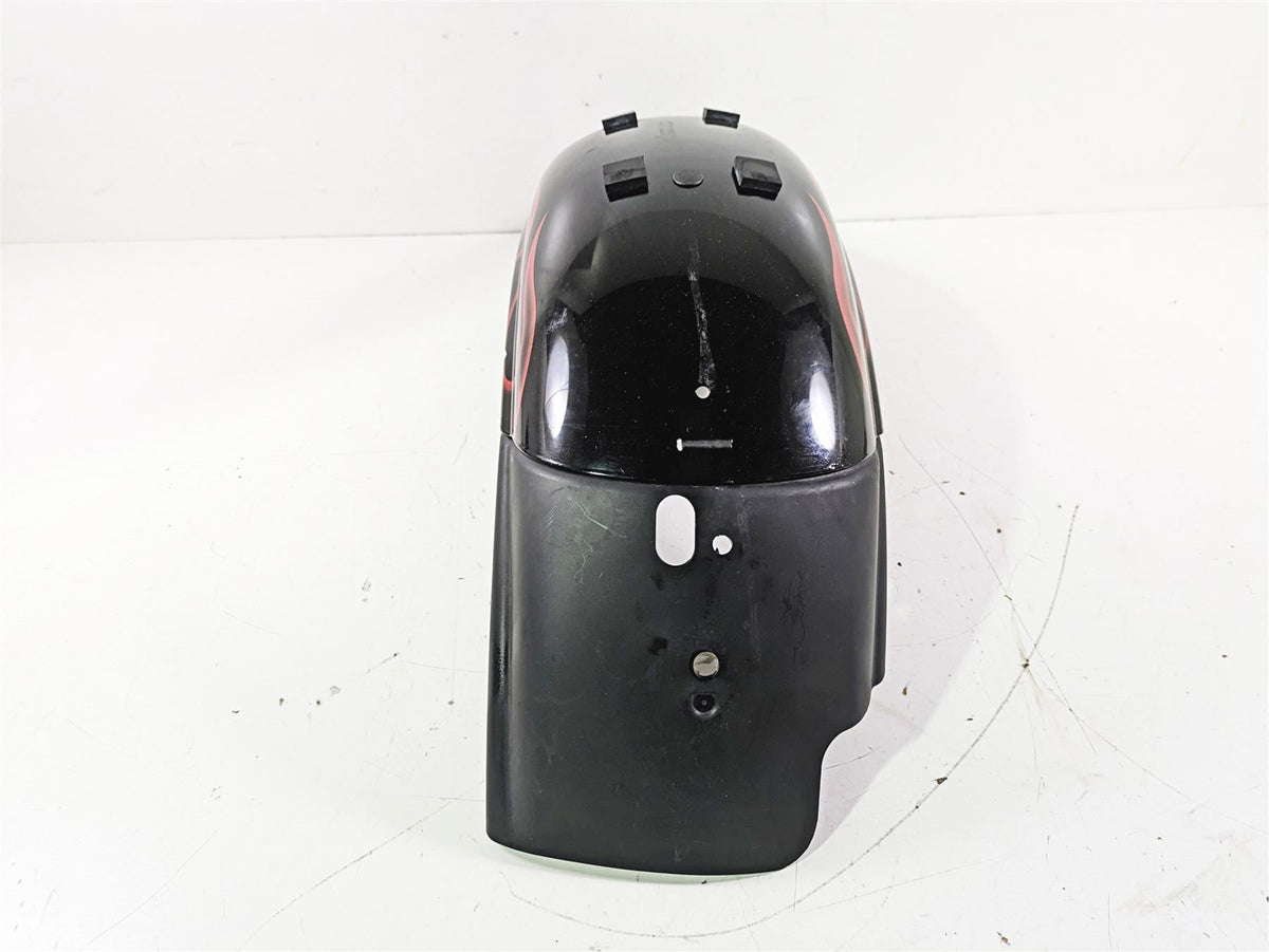 2007 Harley FXDWG Dyna Wide Glide Rear Fender Red Flames 59925-06 {{ shop.shopifyCountryName }} - Mototech271