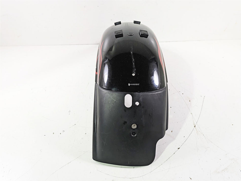 2007 Harley FXDWG Dyna Wide Glide Rear Fender Red Flames 59925-06 {{ shop.shopifyCountryName }} - Mototech271