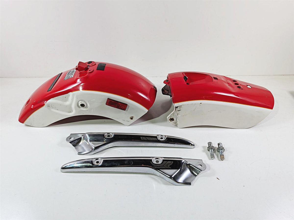 1997 Honda GL1500 CA Valkyrie Rear Fender Set & Chrome Struts 80110-MZ0-670-Mototech271