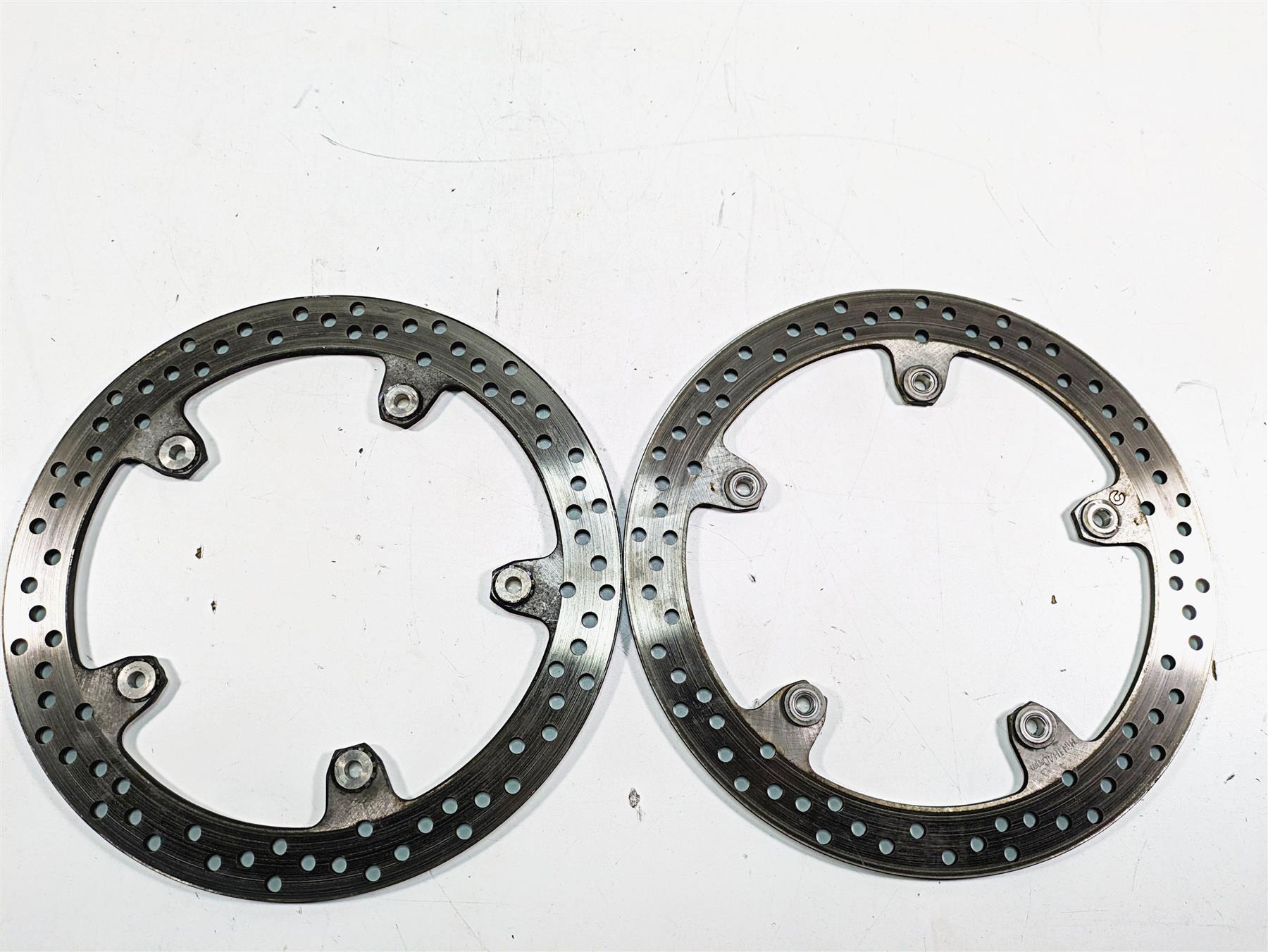 2016 BMW R1200R K53 Front Brembo Brake Disc Rotor 320mm Set 34118526575