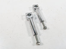 Load image into Gallery viewer, 1999 Harley Dyna FXDL Low Rider 6&quot; Chrome Handlebar Riser Holder Clamps | Mototech271
