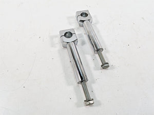 1999 Harley Dyna FXDL Low Rider 6" Chrome Handlebar Riser Holder Clamps | Mototech271