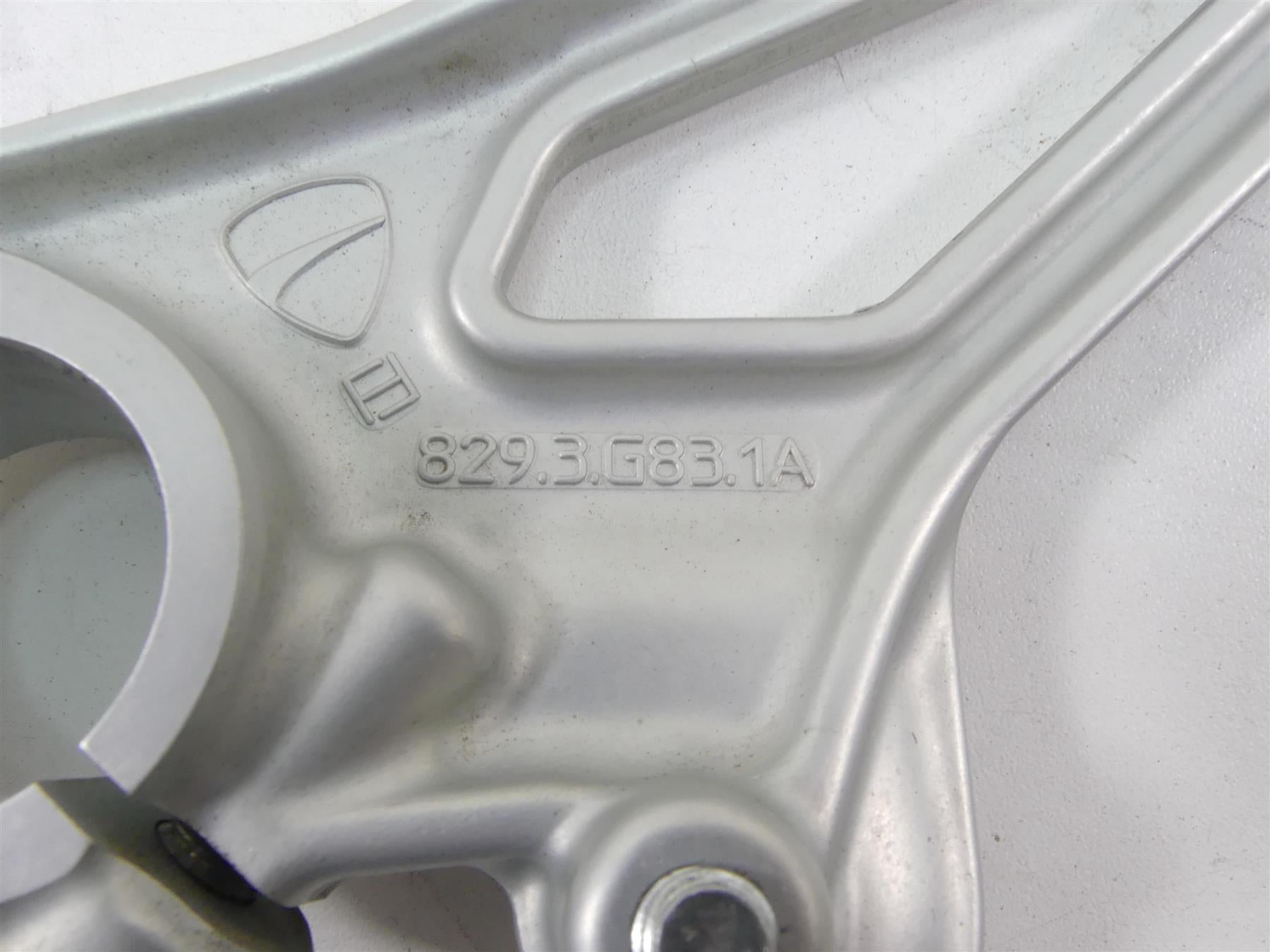 2018 Ducati Panigale 1100 V4 S Left Swingarm Frame Footpeg Mount 8291G831BA {{ shop.shopifyCountryName }} - Mototech271