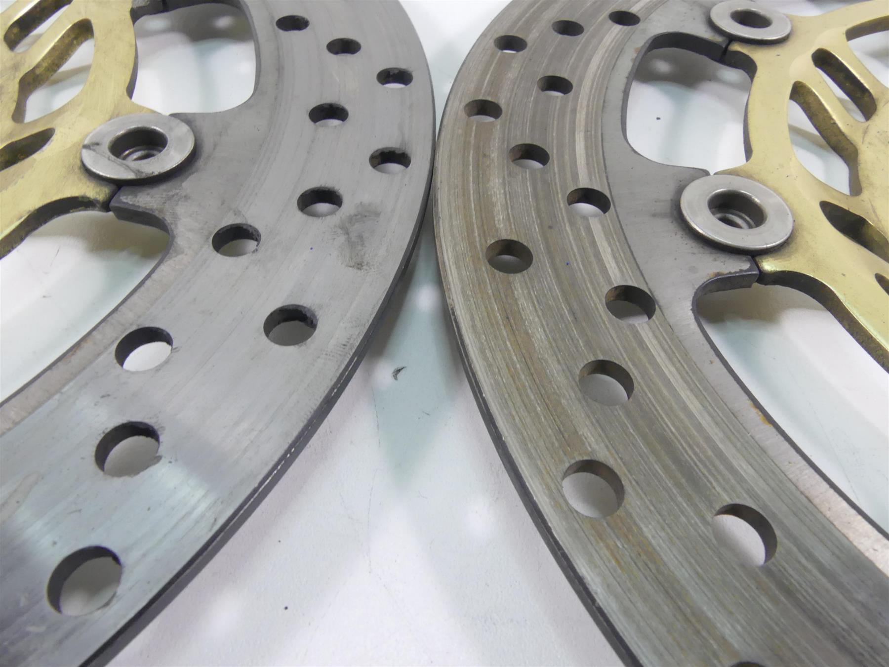 2006 Triumph Daytona 675 Front Sunstar Brake Disc Rotor Set T2021040 T2021045 {{ shop.shopifyCountryName }} - Mototech271