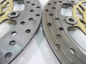 2006 Triumph Daytona 675 Front Sunstar Brake Disc Rotor Set T2021040 T2021045