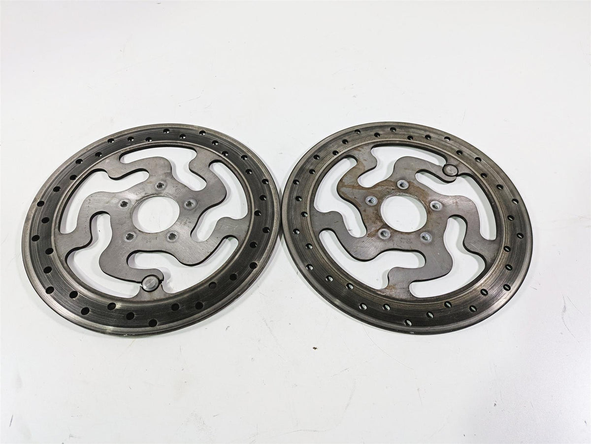 2010 Harley Touring FLHX Street Glide Front Brake Disc Rotor Set 41809-08A {{ shop.shopifyCountryName }} - Mototech271