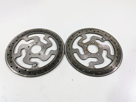2010 Harley Touring FLHX Street Glide Front Brake Disc Rotor Set 41809-08A {{ shop.shopifyCountryName }} - Mototech271