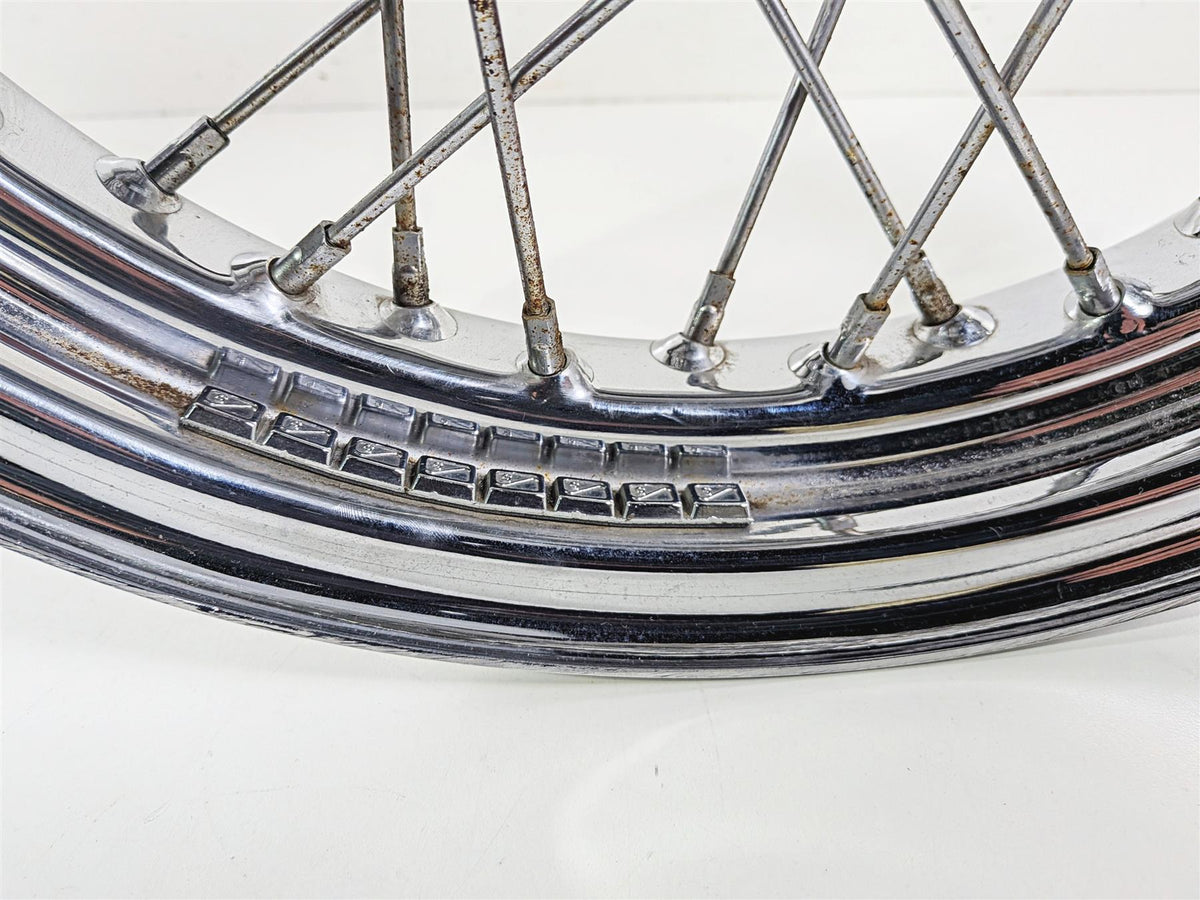 2000 Harley Touring FLHRCI Road King 16x3 Front Wheel Spoke Rim -Runout 40960-00 {{ shop.shopifyCountryName }} - Mototech271