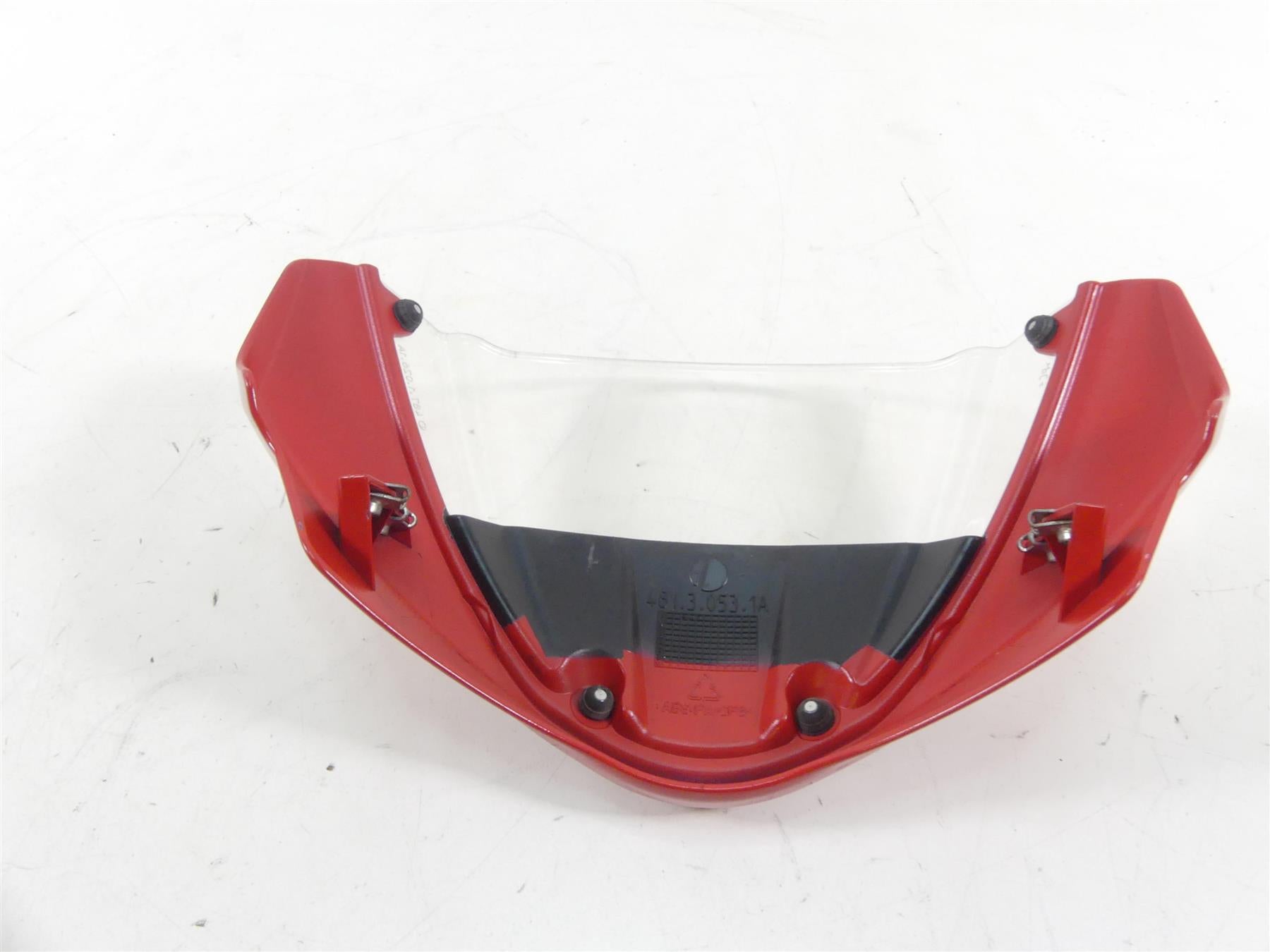 2009 Ducati Monster 1100 S Front Upper Visor Windshield Fly Screen Set 48130531A {{ shop.shopifyCountryName }} - Mototech271