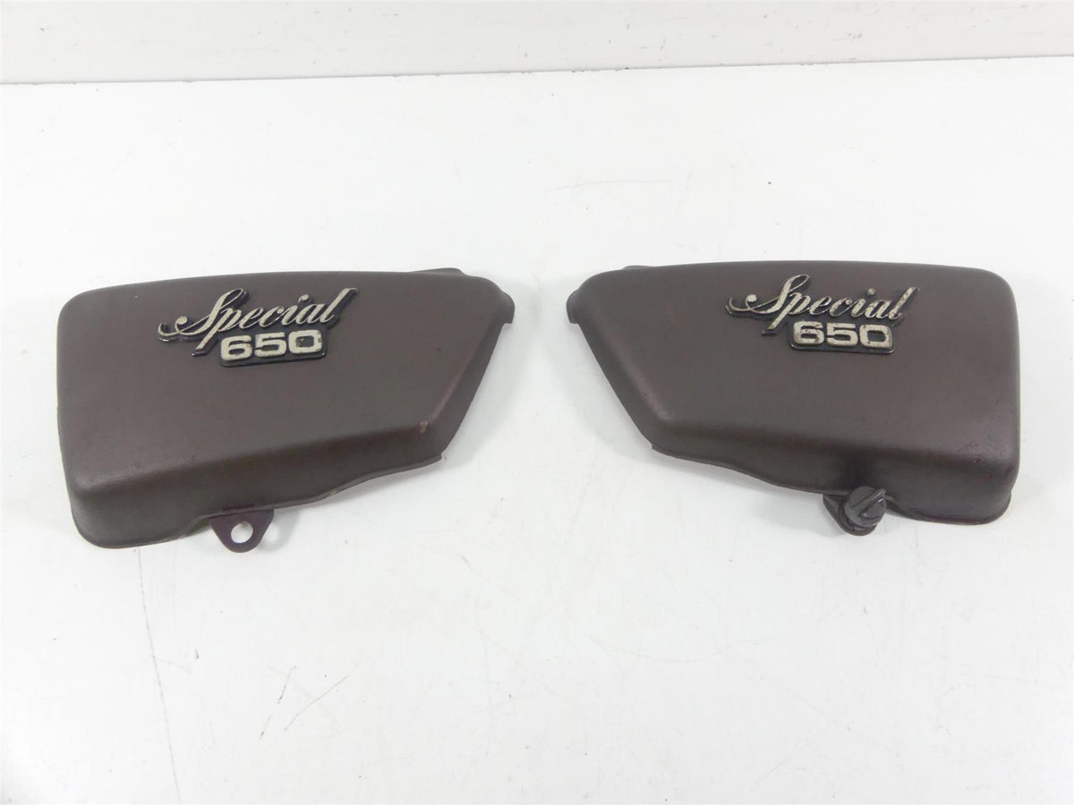 1978 Yamaha XS650 SE Special Left Right Side Cover Set 4N9-21721-00-6G {{ shop.shopifyCountryName }} - Mototech271