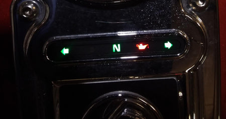2009 Harley FXDF Dyna Fat Bob Instrument Indicator Lights Cluster 68113-99B {{ shop.shopifyCountryName }} - Mototech271