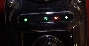 2009 Harley FXDF Dyna Fat Bob Instrument Indicator Lights Cluster 68113-99B