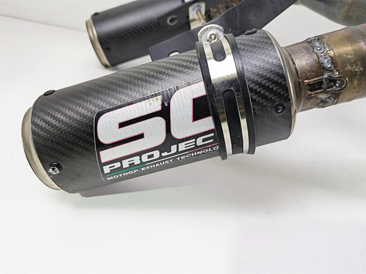 2010 Ducati Streetfighter 1098 S Sc Project Modified Exhaust System Bent {{ shop.shopifyCountryName }} - Mototech271