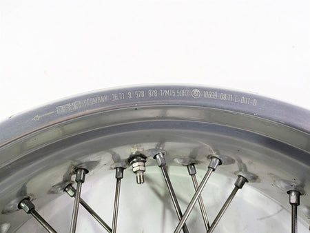 2012 BMW R1200R K27 Straight Behr 17x5.5 Rear Wheel Spoke Rim 36318546288 {{ shop.shopifyCountryName }} - Mototech271