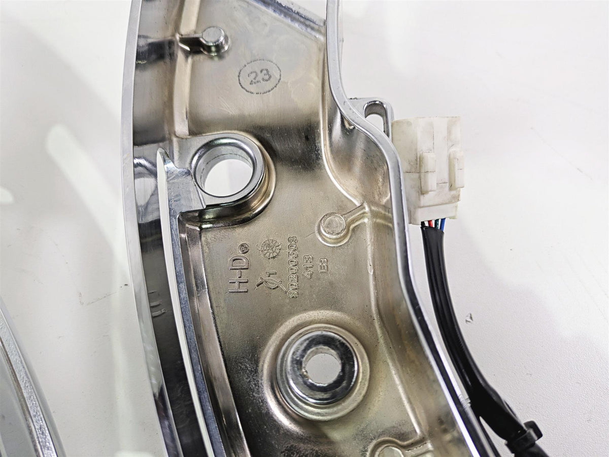 2016 Harley Touring FLHR Road King Rear Chrome Bag Support & Light Set 90200503 {{ shop.shopifyCountryName }} - Mototech271