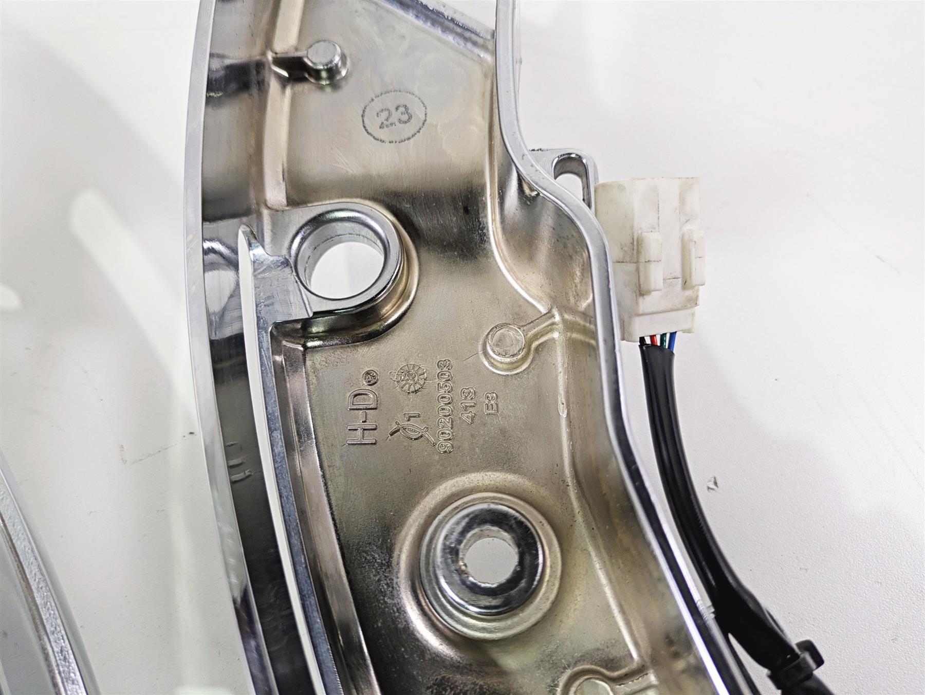 2016 Harley Touring FLHR Road King Rear Chrome Bag Support & Light Set 90200503 {{ shop.shopifyCountryName }} - Mototech271