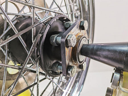 1986 Harley Sportster XLH 883 Straight 16x3 Spoke Rear Wheel Rim 40975-86 {{ shop.shopifyCountryName }} - Mototech271