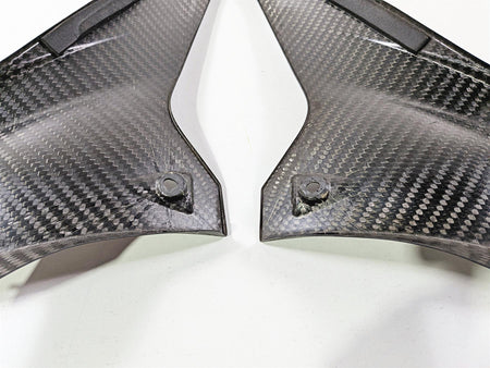 2014 Aprilia RSV4 RR Factory Left Right Leg Carbon Fiber Cover Set 890966 890967 {{ shop.shopifyCountryName }} - Mototech271