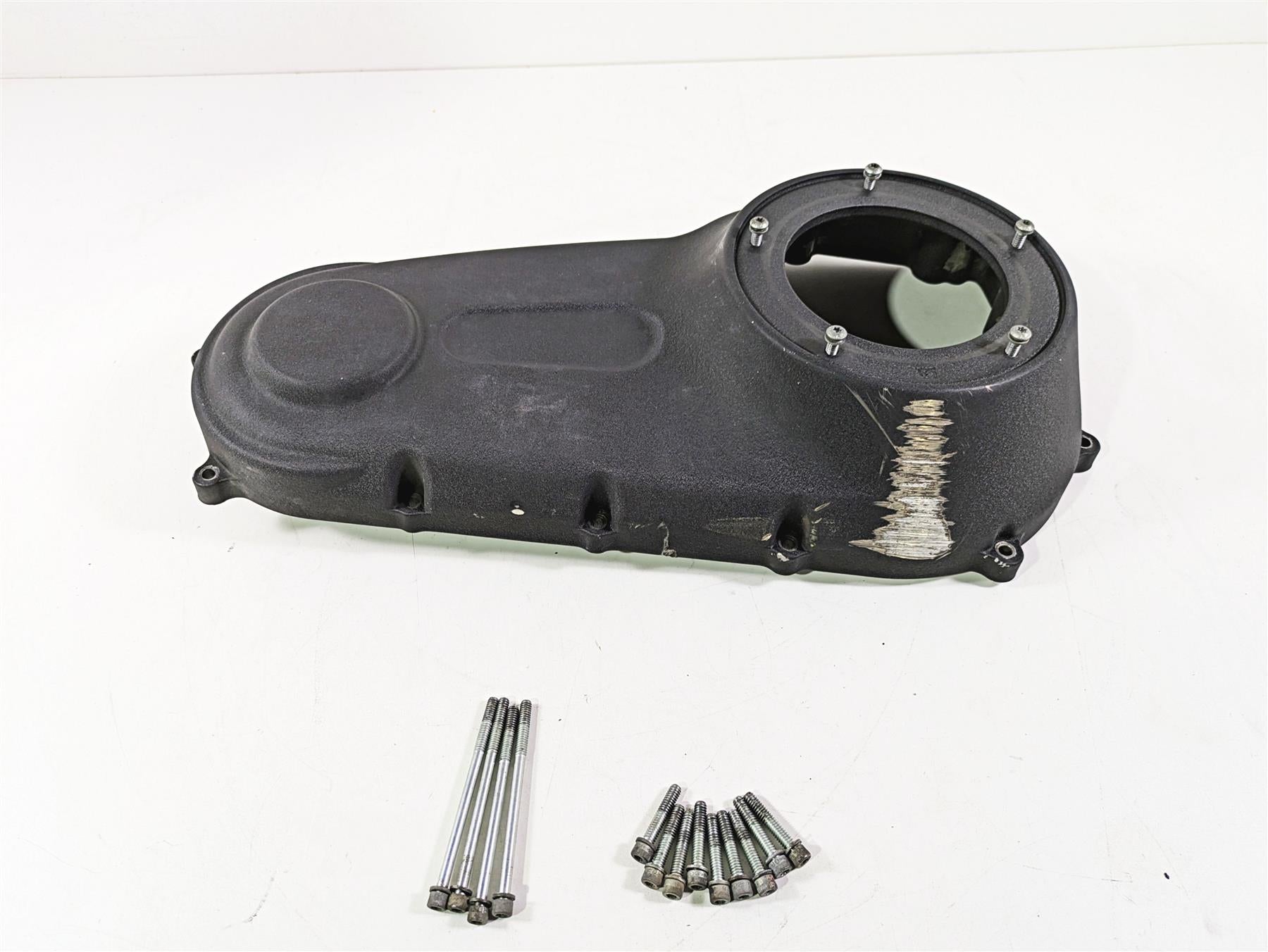 2008 Harley FLSTSB Cross Bones Outer Primary Drive Clutch Cover 60784-06 {{ shop.shopifyCountryName }} - Mototech271