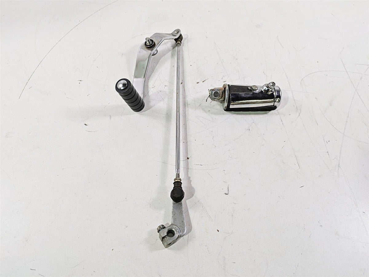 2002 Honda V-Twin VTX1800 C Left Footpeg & Shifter Shift Lever 24710-MCH-000 {{ shop.shopifyCountryName }} - Mototech271