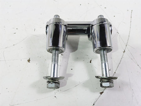 2016 Harley FLSTC Softail Heritage Handlebar Chrome Riser Set 55984-07 {{ shop.shopifyCountryName }} - Mototech271