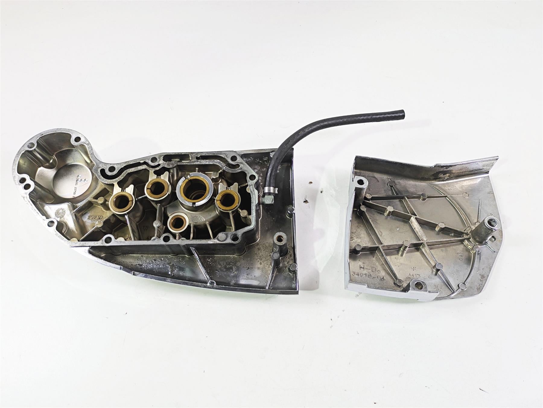 2007 Harley Sportster XL1200 C Engine Side Cams Cover Set 34910-04 25230-04 {{ shop.shopifyCountryName }} - Mototech271