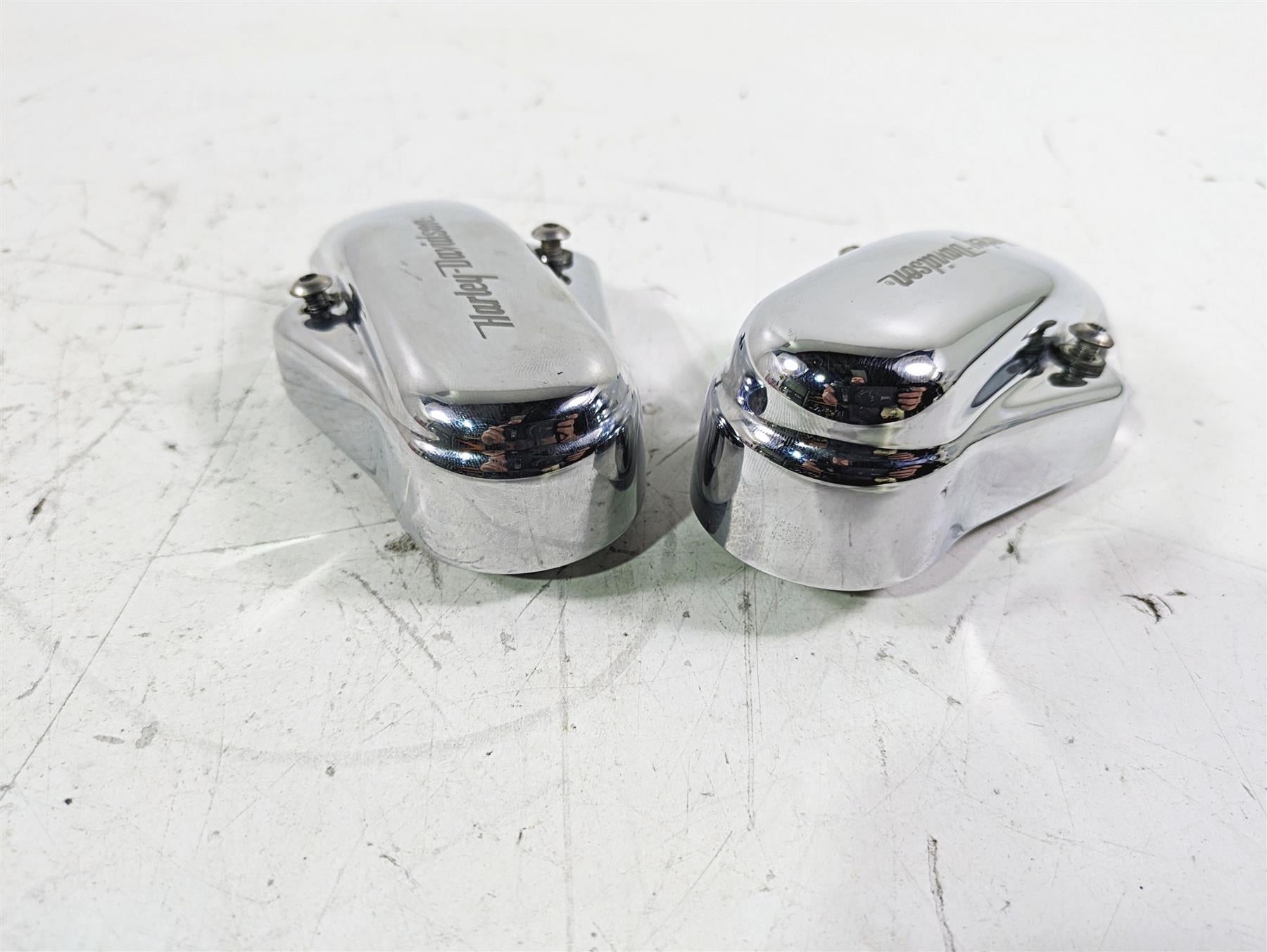 2005 Harley Softail FLSTFSE CVO Fat Boy Rear Axle Covers & Mounts 44500-03 {{ shop.shopifyCountryName }} - Mototech271