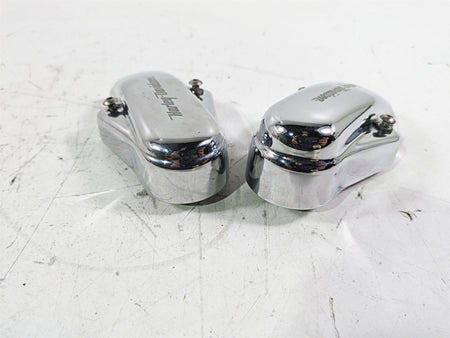 2005 Harley Softail FLSTFSE CVO Fat Boy Rear Axle Covers & Mounts 44500-03 {{ shop.shopifyCountryName }} - Mototech271