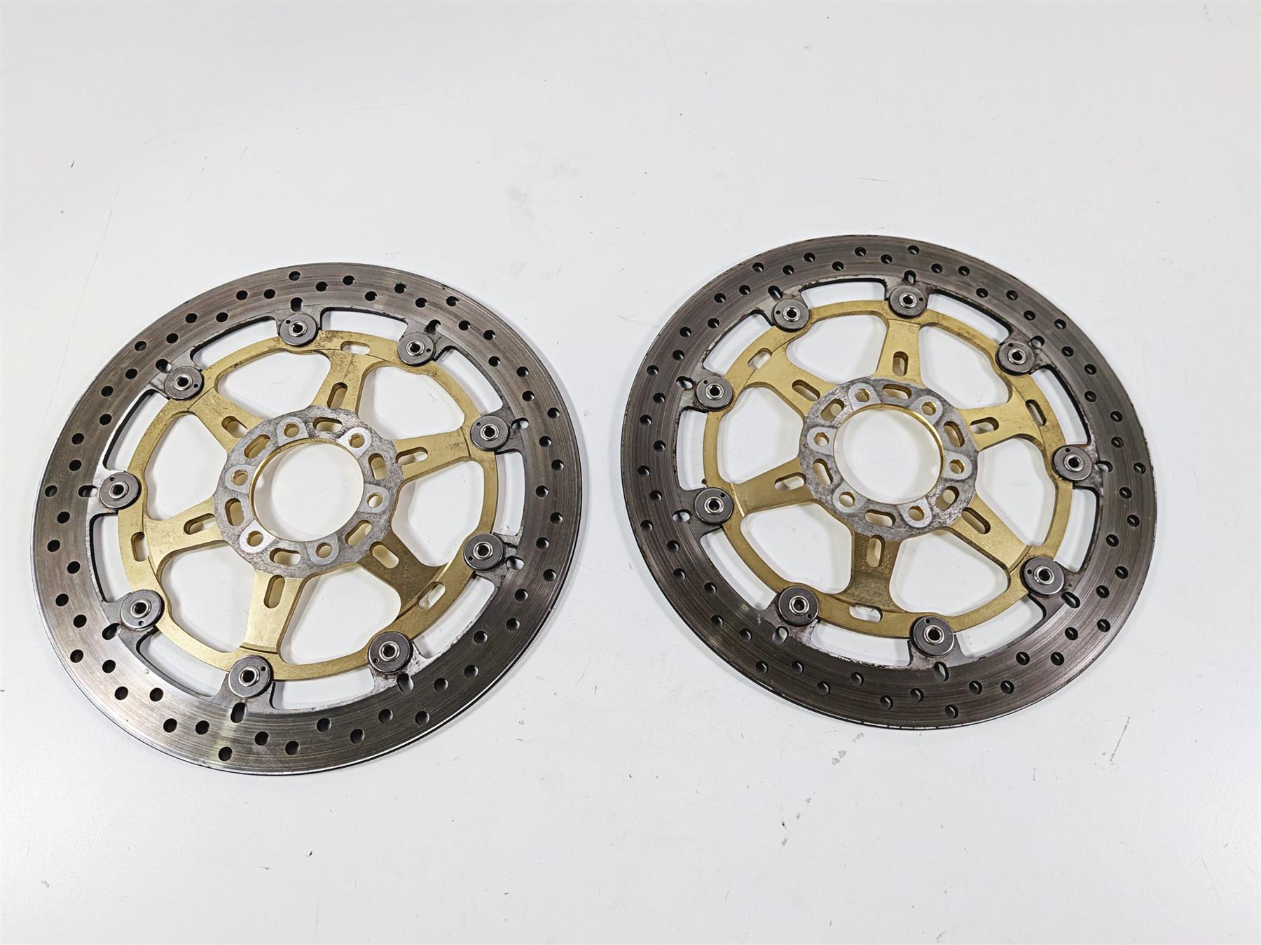 2008 Aprilia RSVR 1000 Factory Front Brake Rotor Disc Set AP8113926 {{ shop.shopifyCountryName }} - Mototech271