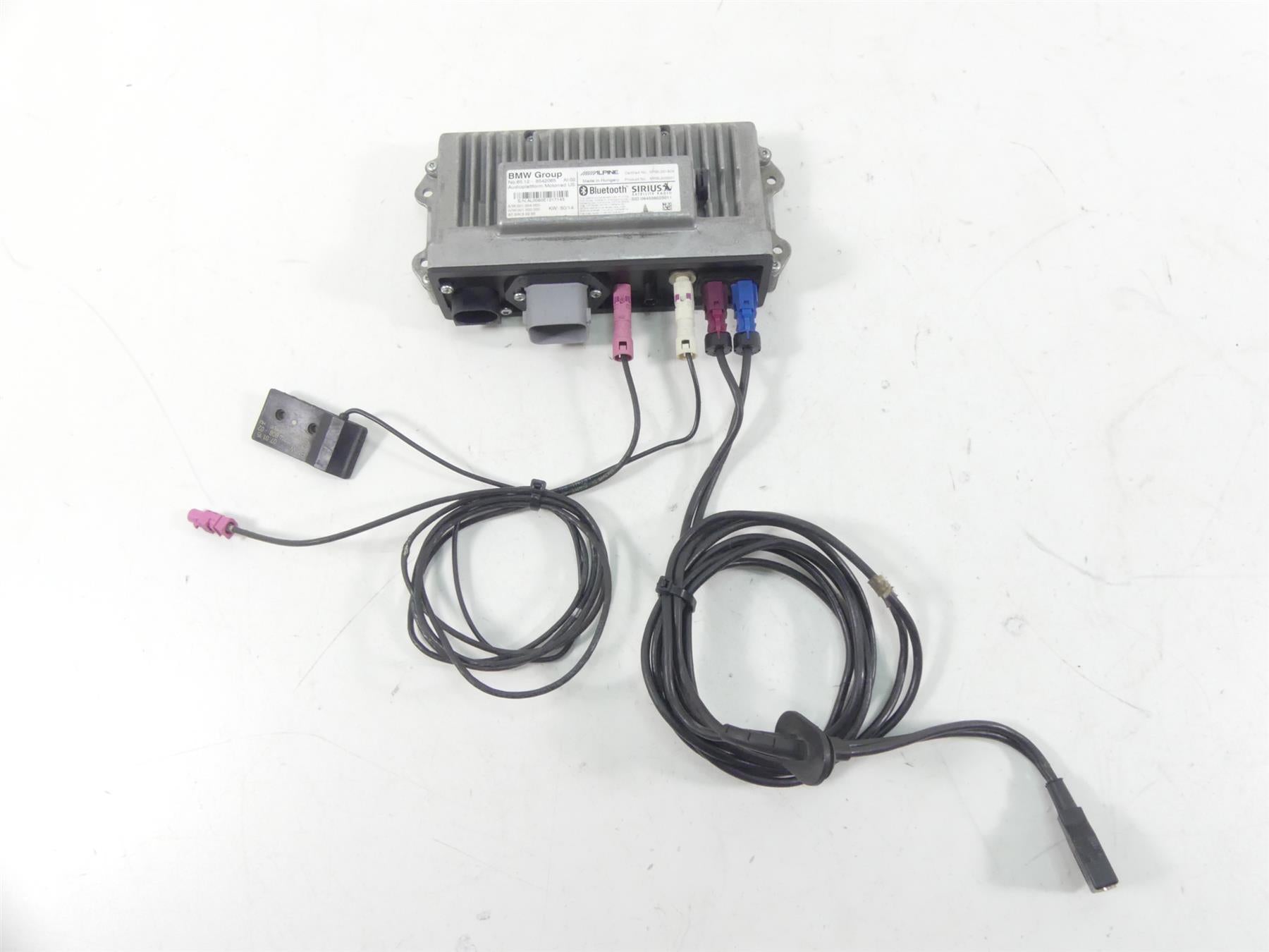 2015 BMW R1200RT K52 Alpine Satellite Bluetooth Radio Amplifier Amp Set 8542065