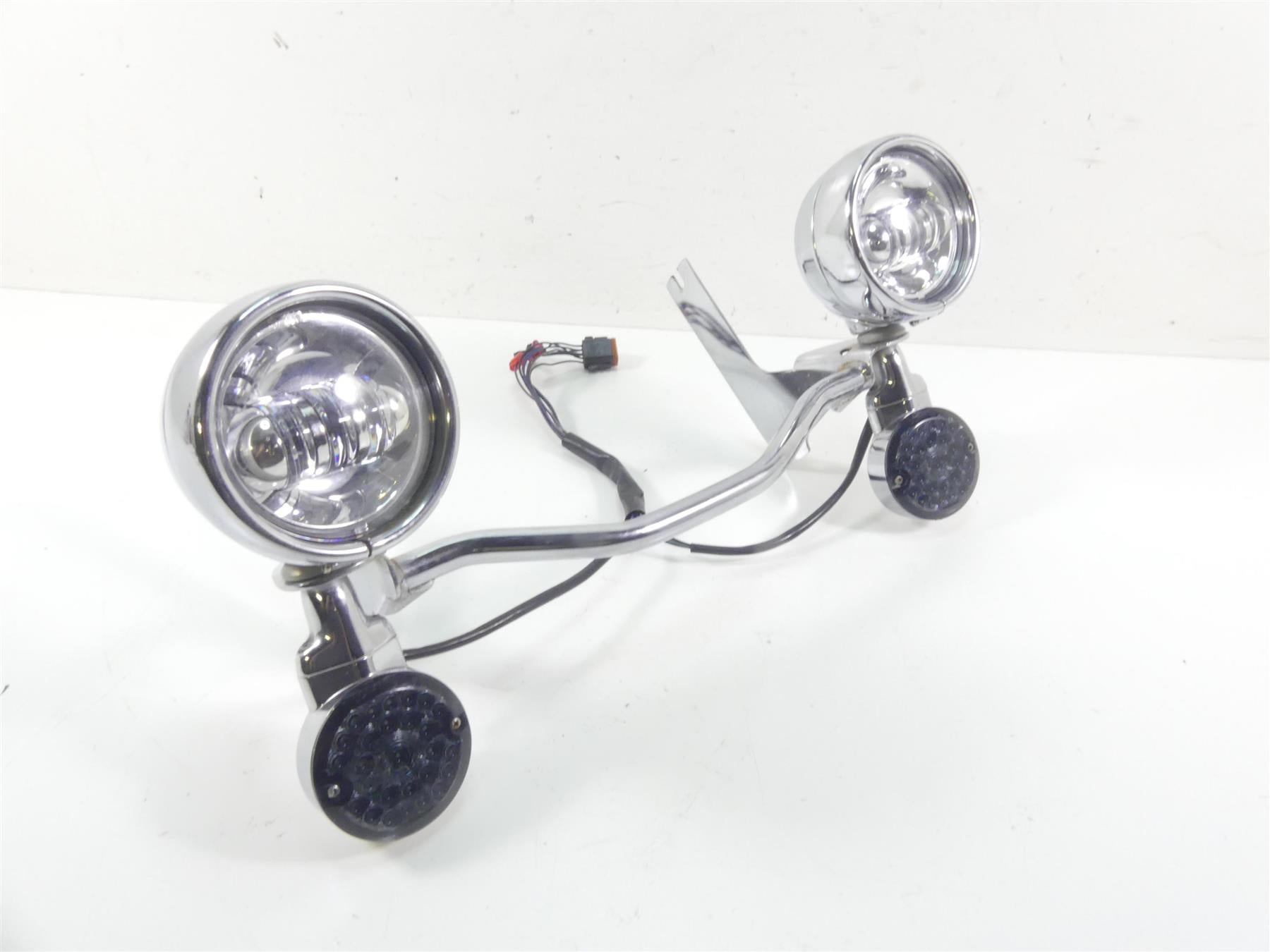 1995 Harley Touring FLHTCU Electra Glide Front Blinker Spot Light Set 68684-86 {{ shop.shopifyCountryName }} - Mototech271