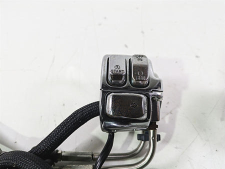 2007 Harley FXDWG Dyna Wide Glide Chrome Control Switch Blinker Set 71682-06A {{ shop.shopifyCountryName }} - Mototech271