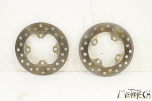 2016 Honda TRX500 FA 4x4 Foreman Front Brake Rotor Disc SET 558MILES 45251-HR6 | Mototech271