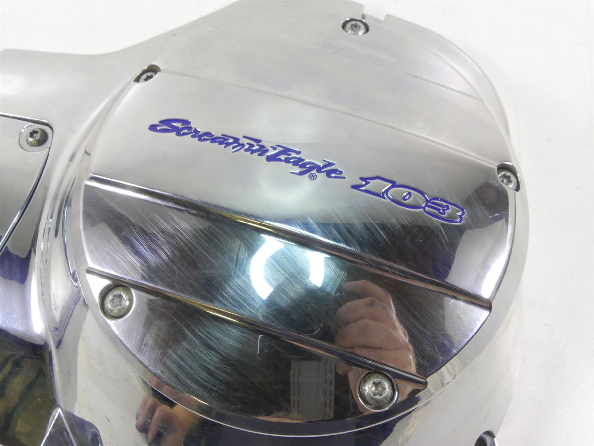 2004 Harley FLHTC SE CVO Electra Glide Outer Primary Drive Clutch Cover {{ shop.shopifyCountryName }} - Mototech271
