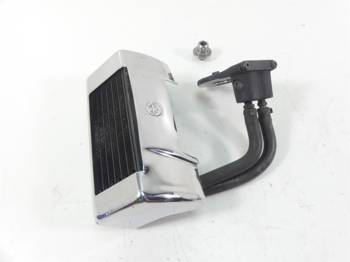 2007 Harley Touring FLHR SE CVO Road King Oil Cooler Radiator + Adapter 63068-07 {{ shop.shopifyCountryName }} - Mototech271