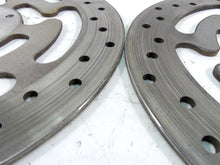 Load image into Gallery viewer, 2010 Harley Touring FLHRC Road King Front Brake Disc Rotor Set 41808-08 41809-08
