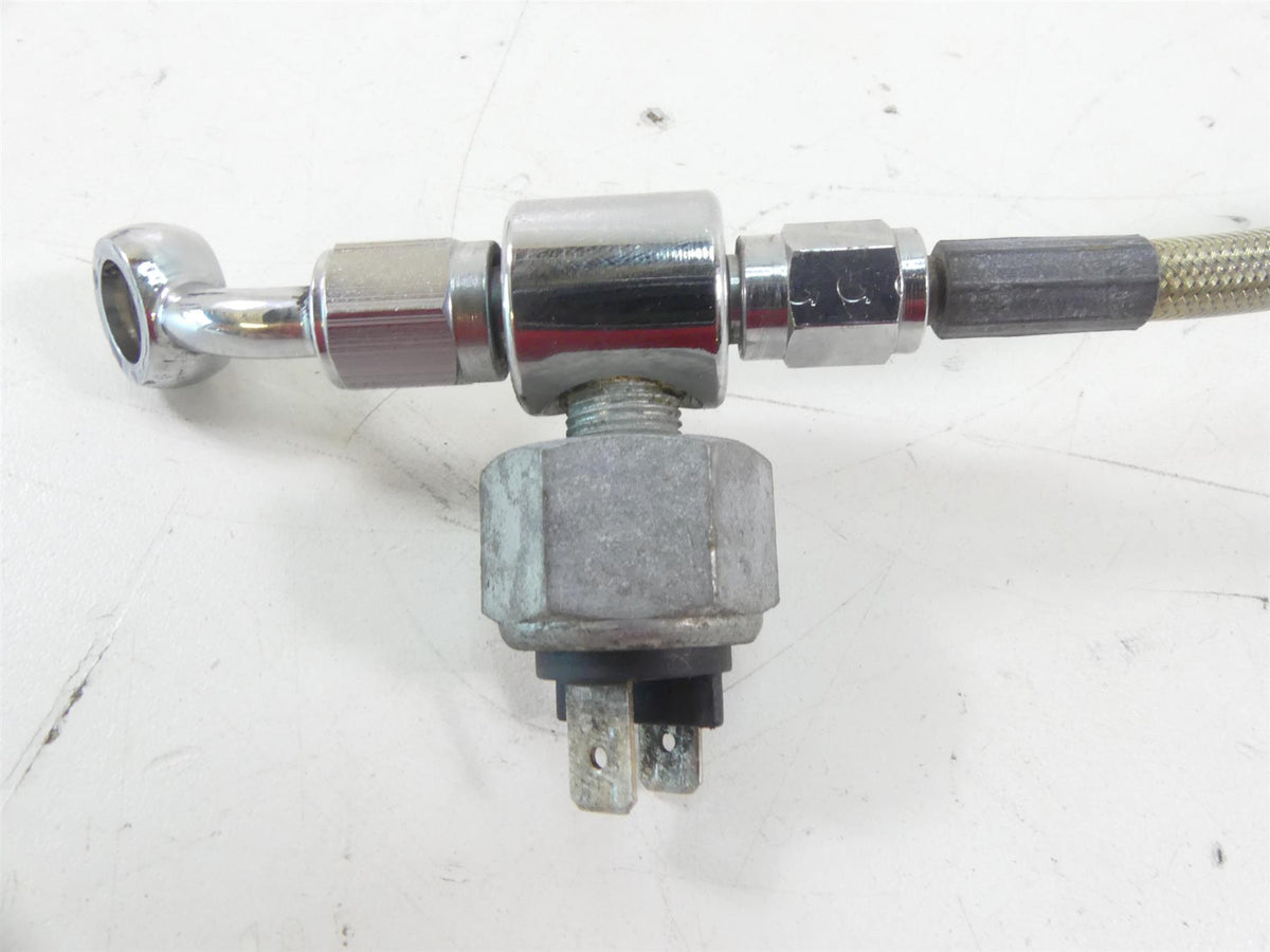 1997 Harley Dyna FXDS Super Glide Conv Rear Chrome Brake Caliper + Line 44050-87 {{ shop.shopifyCountryName }} - Mototech271