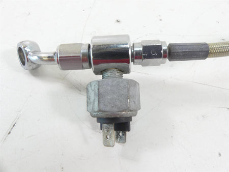 1997 Harley Dyna FXDS Super Glide Conv Rear Chrome Brake Caliper + Line 44050-87 {{ shop.shopifyCountryName }} - Mototech271
