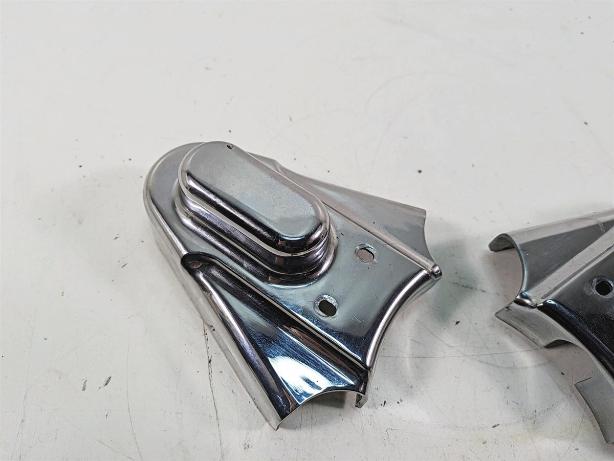 2000 Harley FXSTS Softail Springer Kuryakyn Chrome Rear Axle Cover Set 8202 {{ shop.shopifyCountryName }} - Mototech271