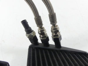 2015 Ducati Diavel Dark Oil Cooler Radiator + Lines Mount & Cover 54840941C