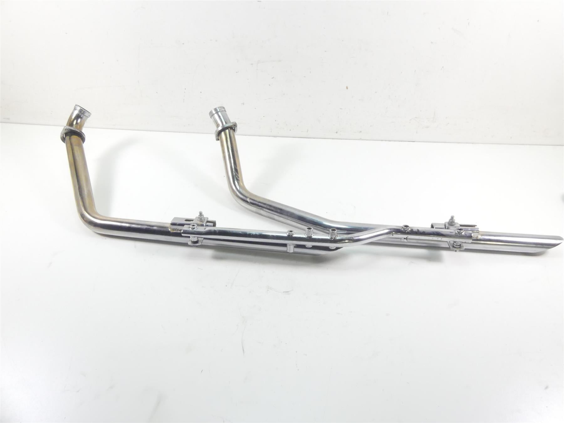 1999 Harley FXSTS Softail Springer Paughco 40" Drag Pipe Exhaust Set 731S40 {{ shop.shopifyCountryName }} - Mototech271