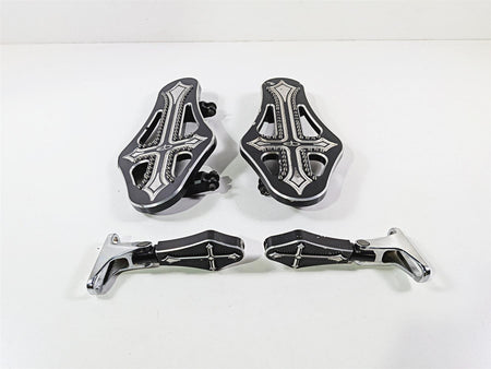 2017 Harley Touring FLHXS Street Glide Precision Billet Darkside Floor Board DRK-410-ALL-BLK {{ shop.shopifyCountryName }} - Mototech271