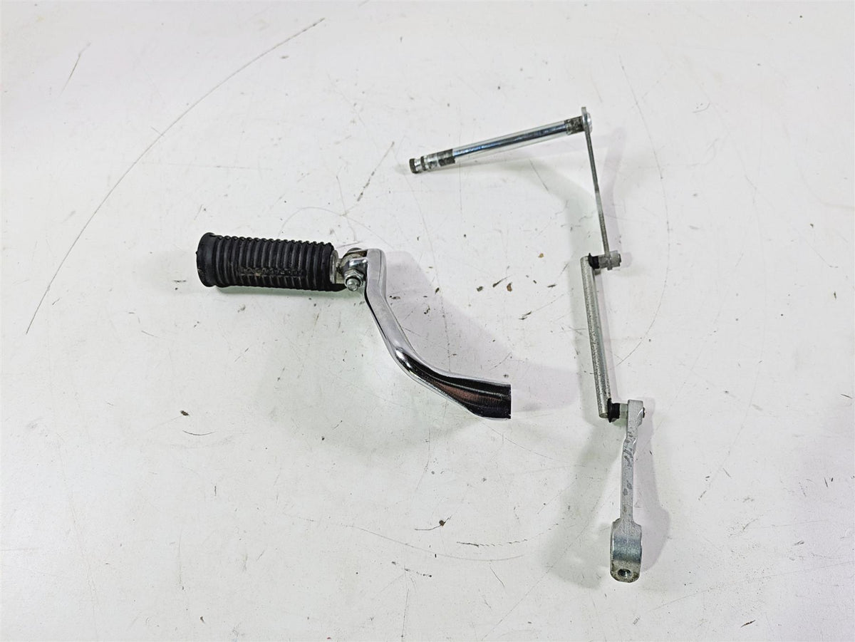 2015 Harley FXDL Dyna Low Rider Left Front Mid Footpeg & Shifter Linkage 50500279 {{ shop.shopifyCountryName }} - Mototech271