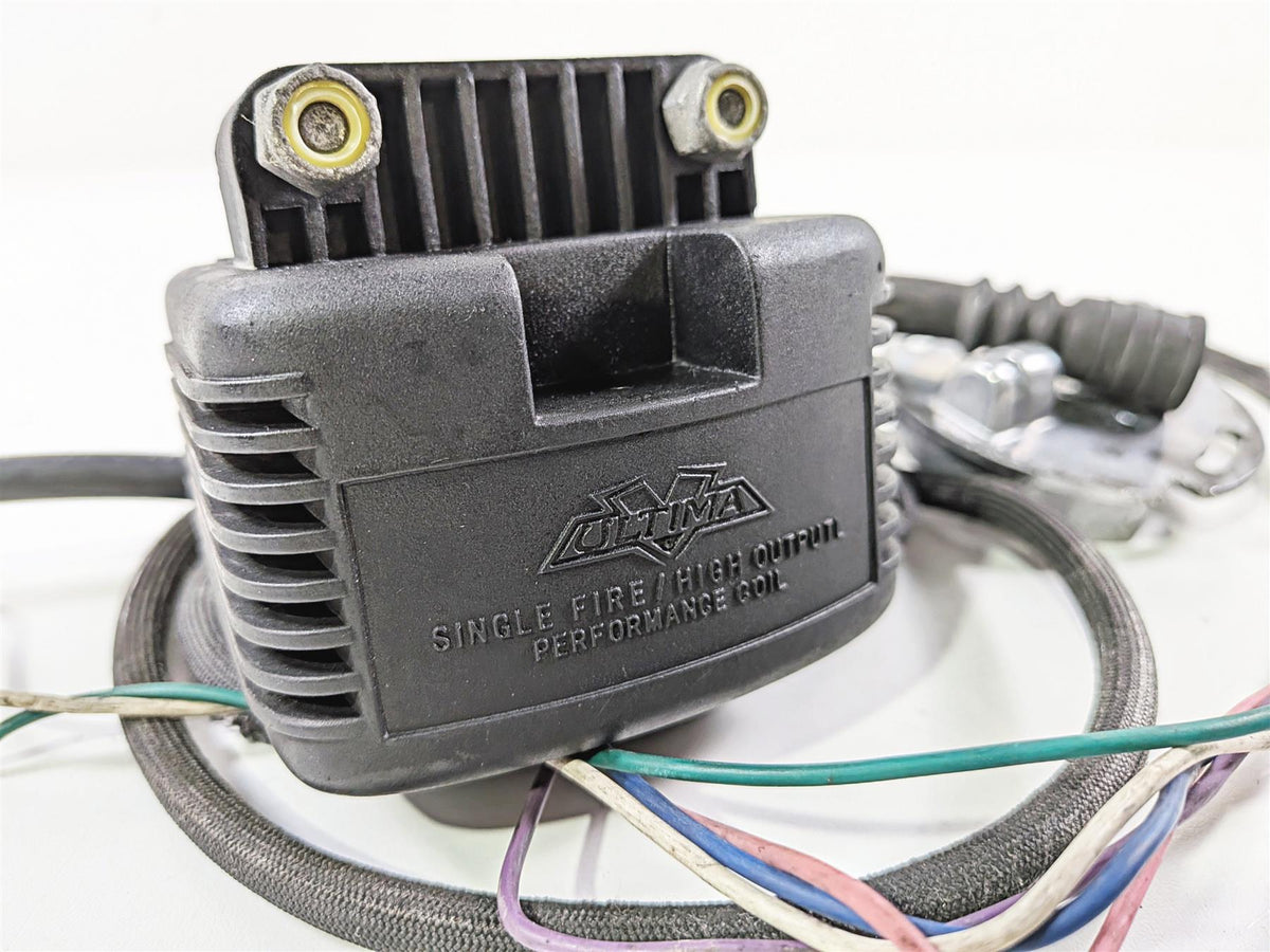 1993 Harley Touring FLHTCU 80ci Evo Ultima Single Fire Ignition Coil Set 53-644 {{ shop.shopifyCountryName }} - Mototech271