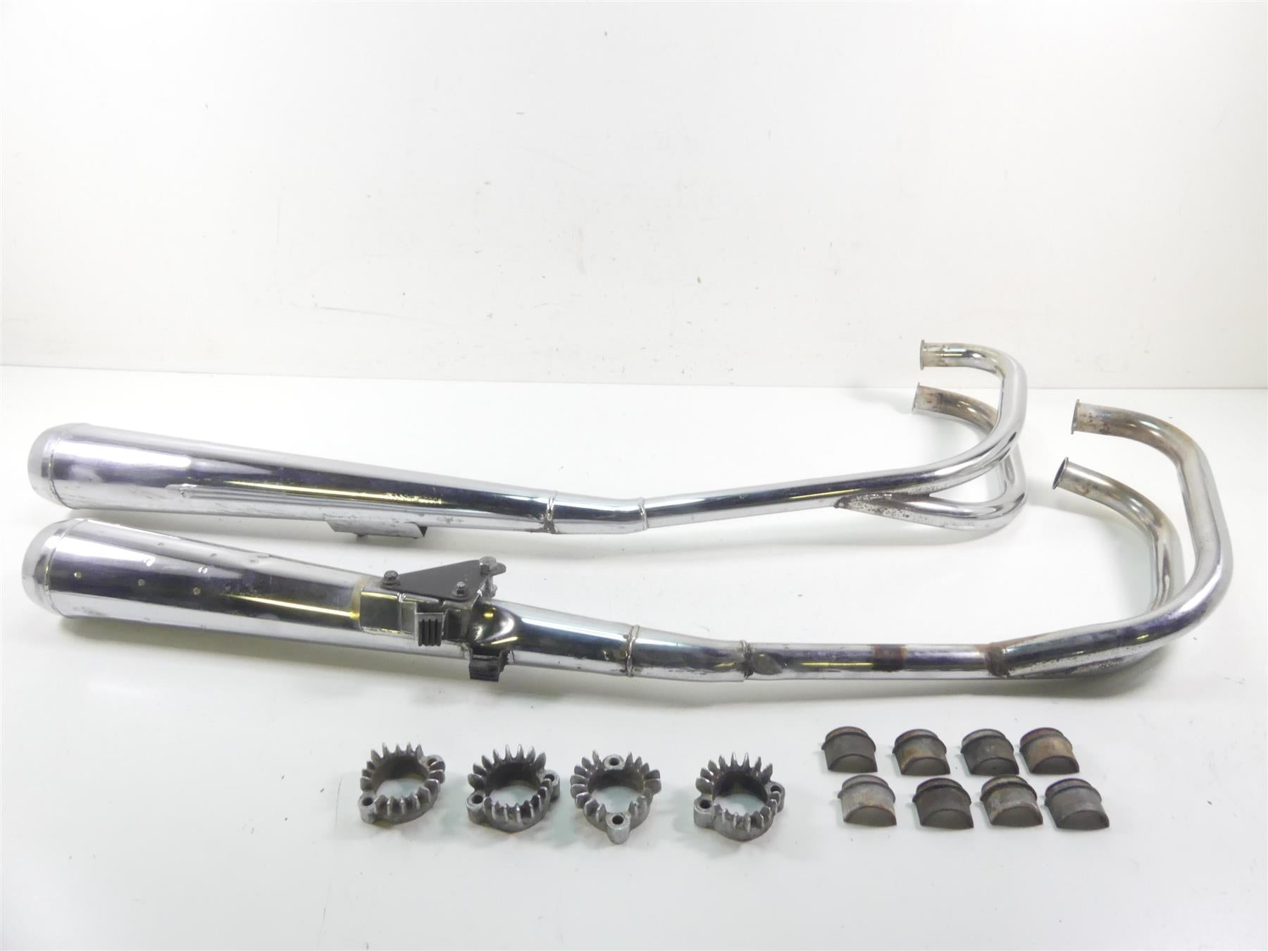 1977 Honda CB750 A Four Hondamatic Exhaust Pipe Header Set HMCB750A HM393 {{ shop.shopifyCountryName }} - Mototech271