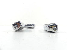 Load image into Gallery viewer, 2007 Harley Touring FLHRSE CVO Road King Airflow Chrome Highway Peg Set 50500435

