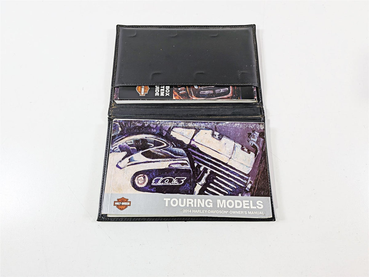 2014 Harley Touring FLHTK Electra Glide Owners Manual & Boom Box & Bike Book-Mototech271