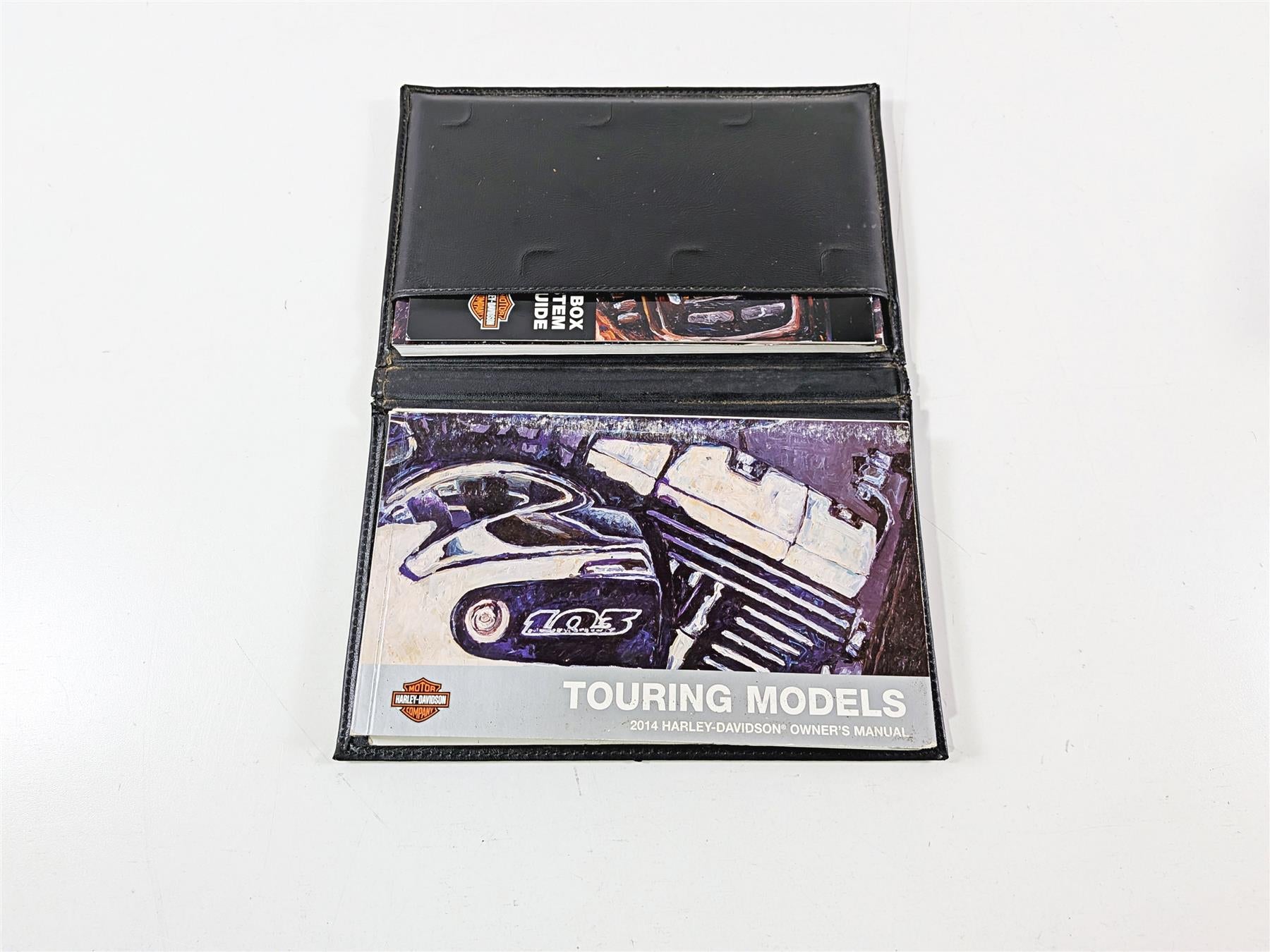 2014 Harley Touring FLHTK Electra Glide Owners Manual & Boom Box & Bike Book-Mototech271